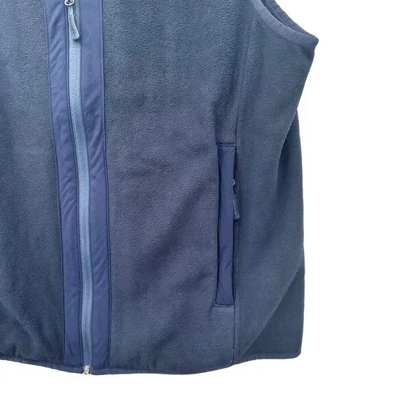 Vineyard Vines Women's Harbor Fleece Vest Full Zip Navy Size‎ Medium - Picture 4 of 7
